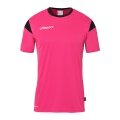 uhlsport Sport T-shirt Squad 27 (100% Polyester) pink/black men's