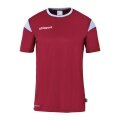 uhlsport Sport T-shirt Squad 27 (100% Polyester) bordeaux/sky blue Men's