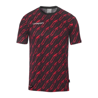 uhlsport Training Shirt Progressive 28 (100% recycled Polyester) black/red Men's
