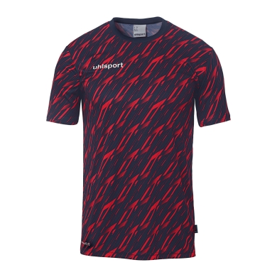 uhlsport Training Shirt Progressive 28 (100% recycled Polyester) navy/red Men's