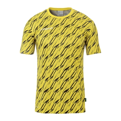 uhlsport Training Shirt Progressive 28 (100% recycled Polyester) yellow/black Men's