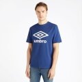 Umbro Leisure T-shirt Big Logo (Cotton) Navy Blue/White Men