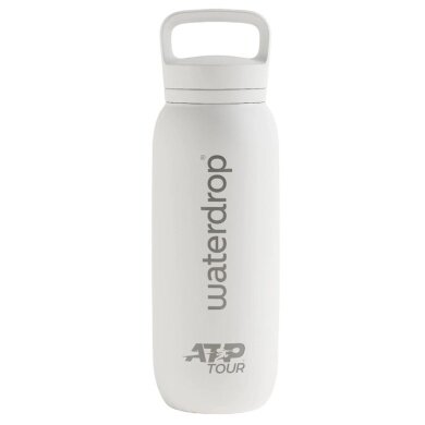waterdrop x ATP Tour water bottle ATP Thermo stainless steel (robust, double-walled insulation) 600ml white