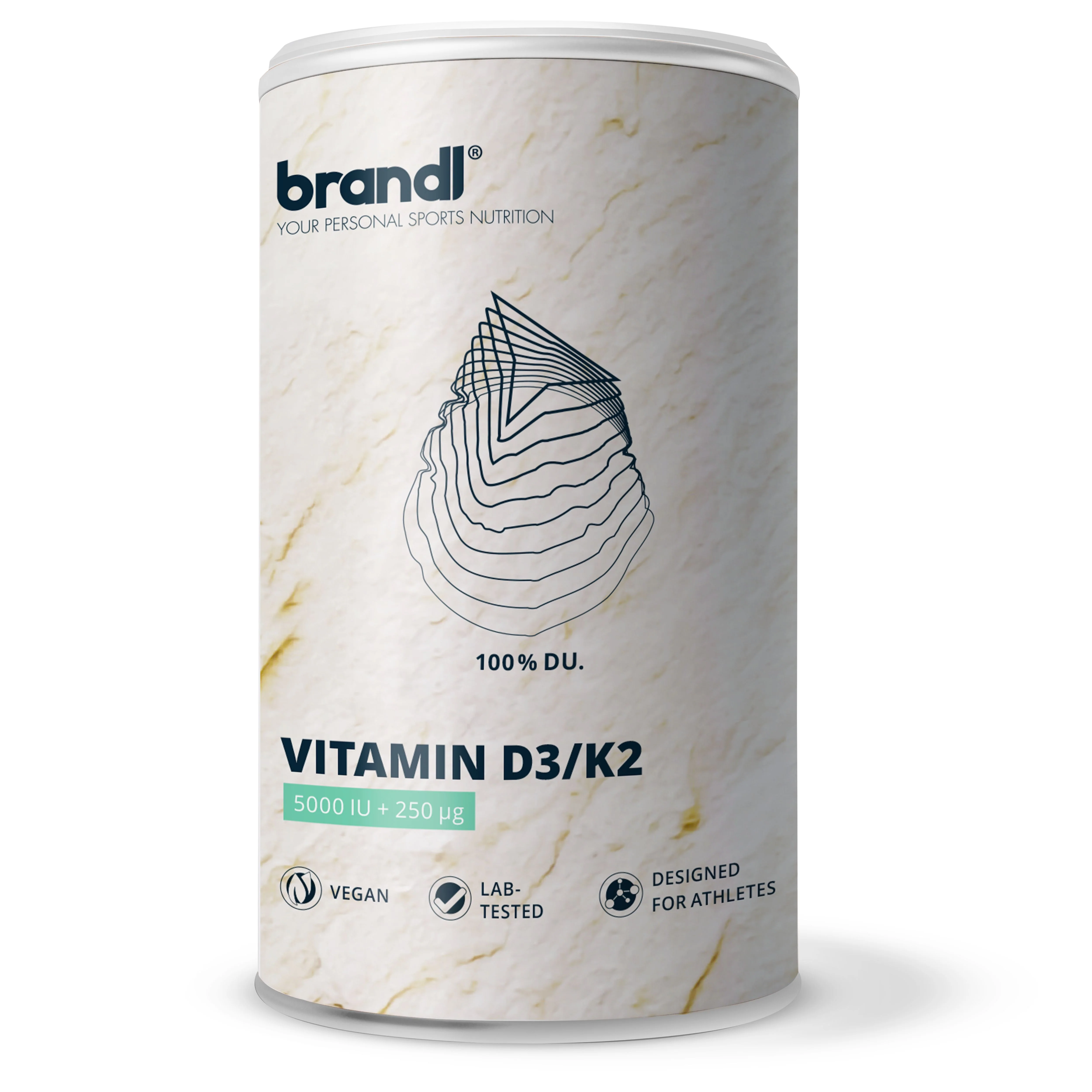 Brandl Vegan Vitamin D3 with K2 120 Capsules