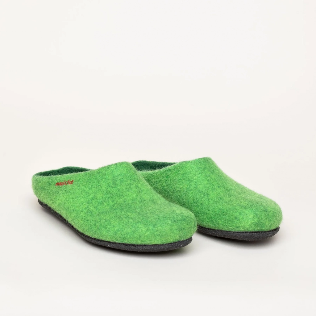 Gottstein Slippers Magicfelt 709 (100% Wool) light green (Size 36-42)