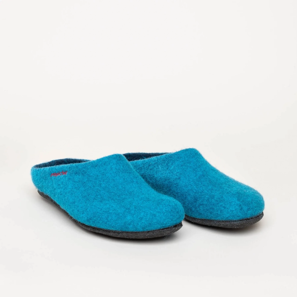 Gottstein Slippers Magicfelt 709 (100% Wool) light blue (Size 36-42)