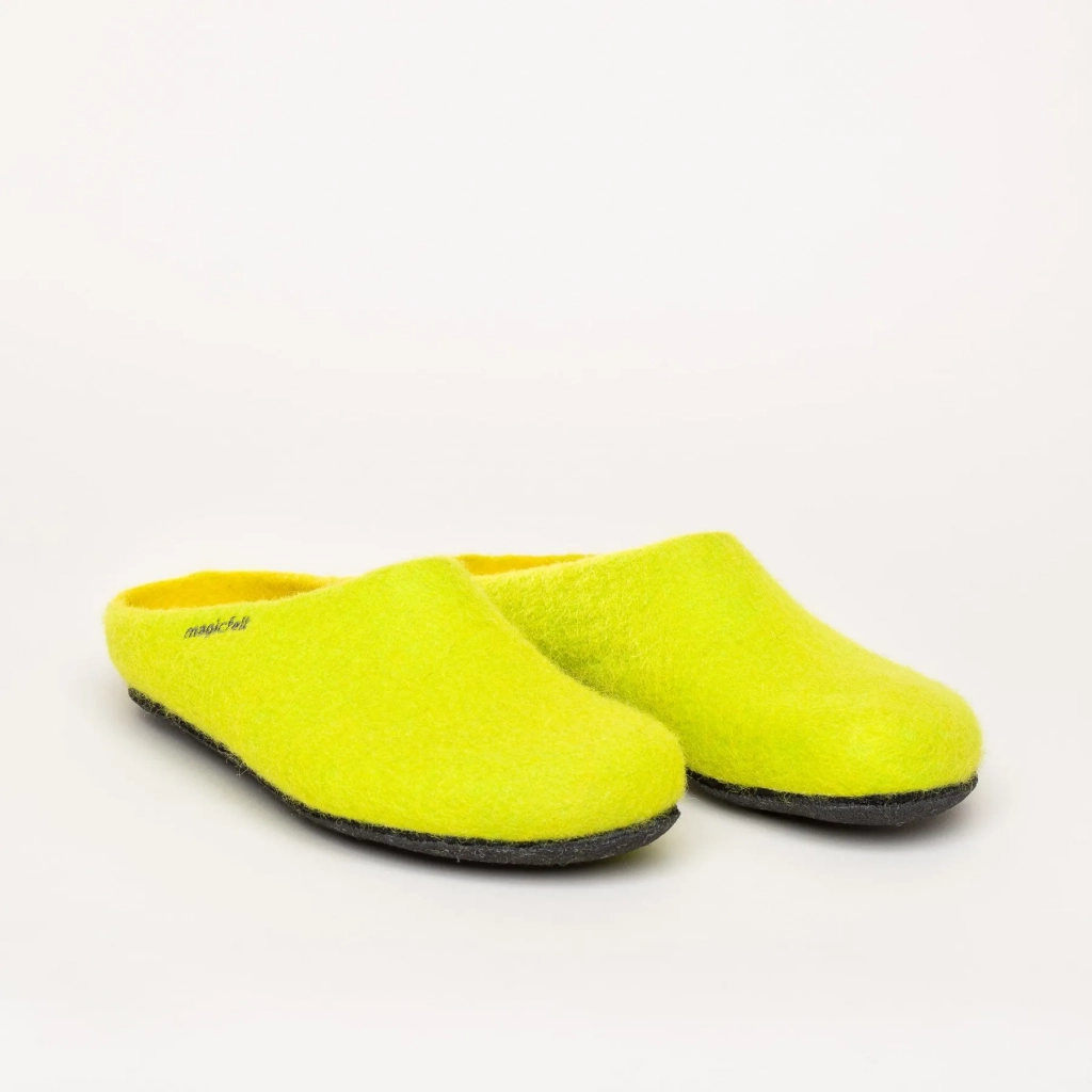 Gottstein Slippers Magicfelt 709 (100% Wool) yellow (Size 36-42)