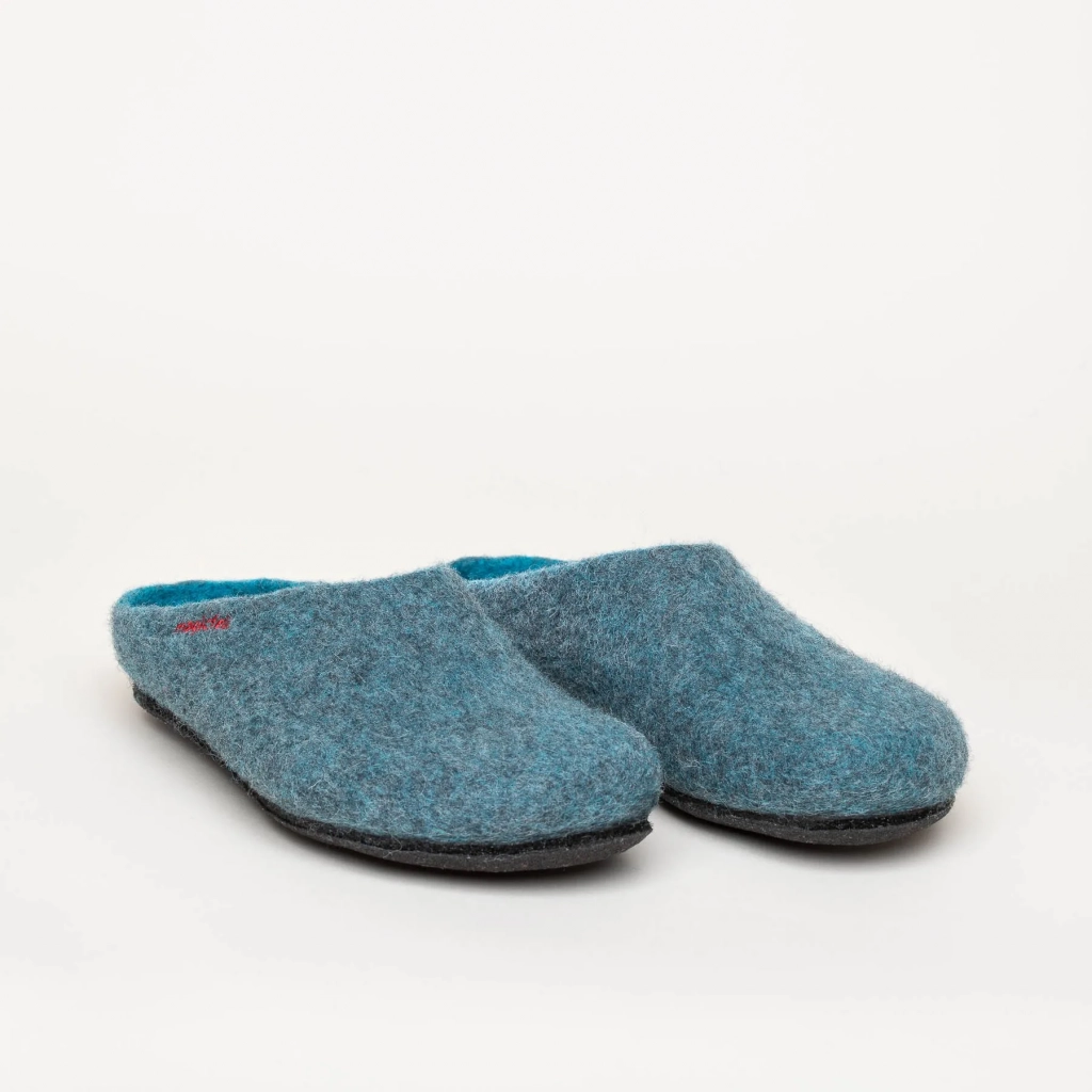 Gottstein Slippers Magicfelt 709 (100% Wool) dark grey (Size 43-46)