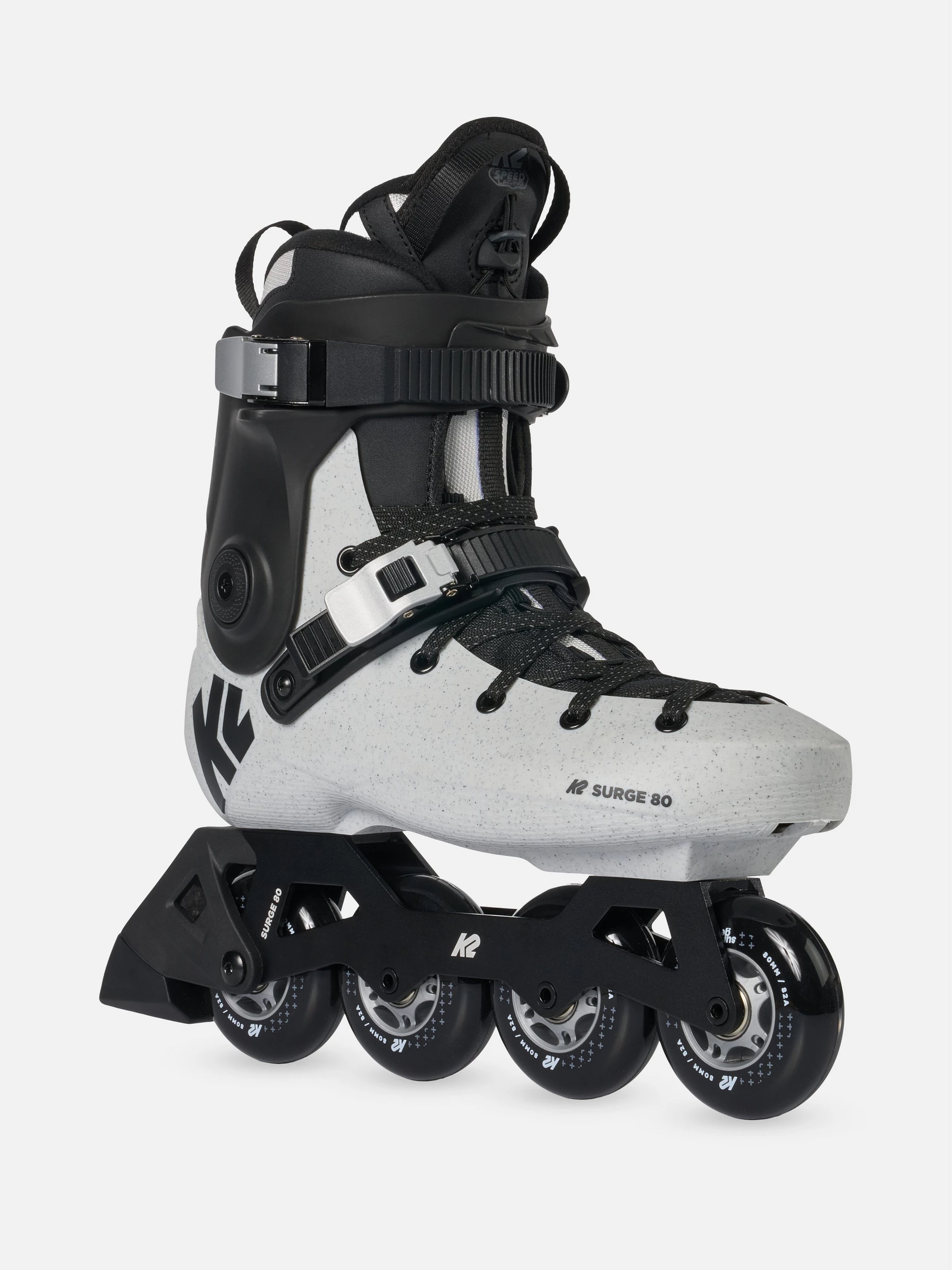 K2 Inline Skates Surge 80 (Wheels: 80mm/82A, Bearings: ILQ 7) grey men's