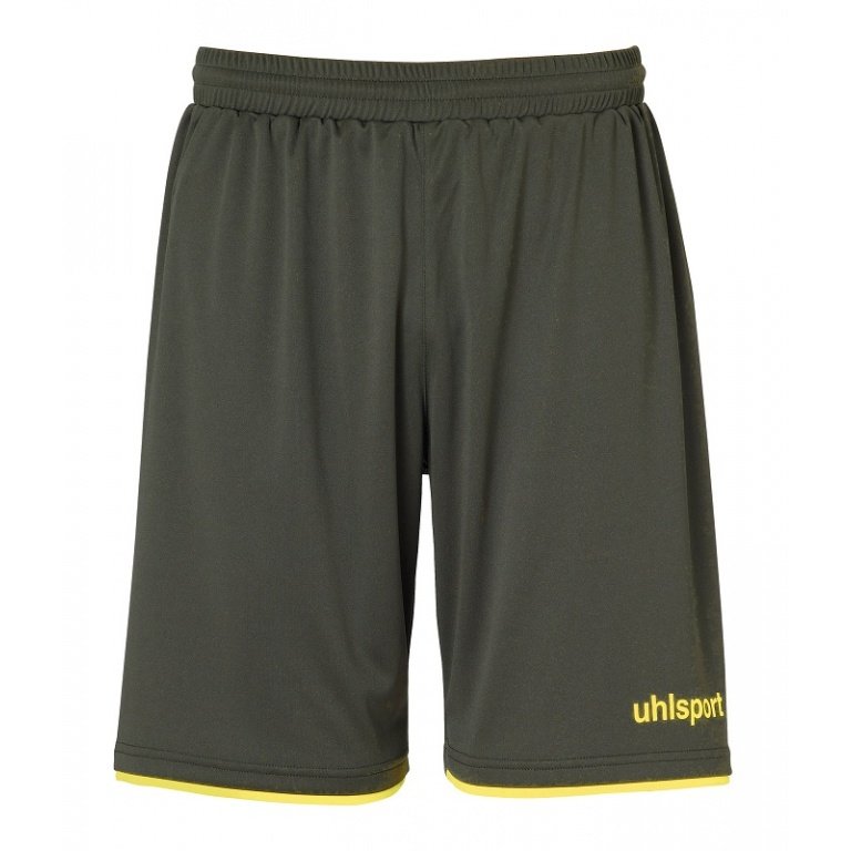 uhlsport Club Shorts 2020 olive/yellow Men's
