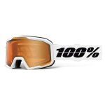 100% Ski Goggles Valnor Amber Lens white - 1 Goggles