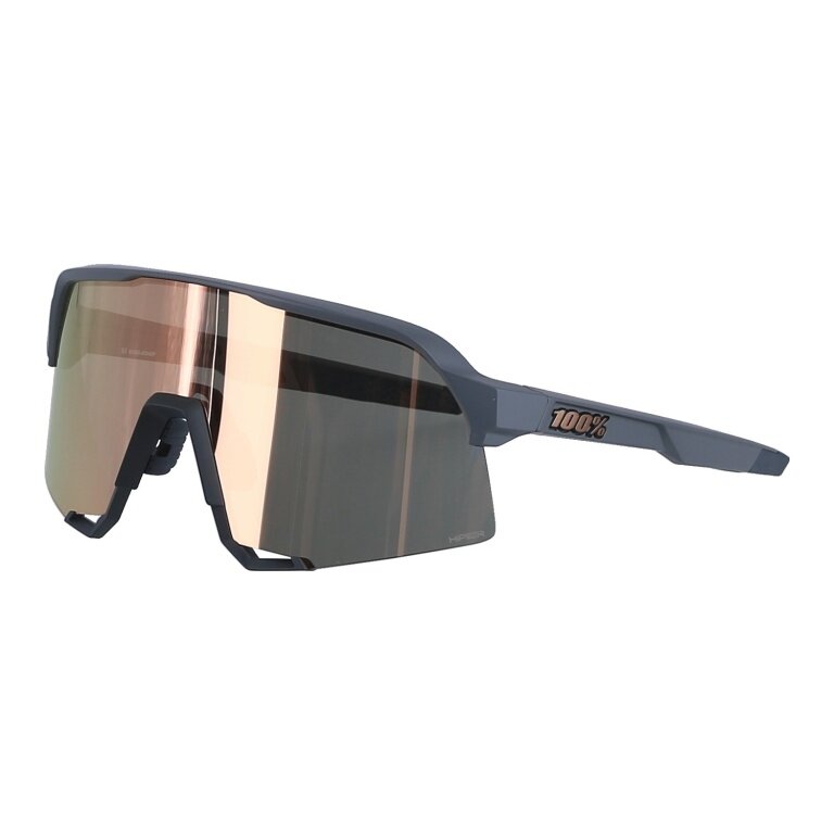 100% Sport Sunglasses S3 HiPER Mirror Lens light grey - 1 pair of glasses with hard case