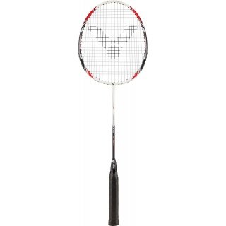 Victor Badminton racket ST1680 ITJ steel (115g, One-Peace-Optic) white - strung -