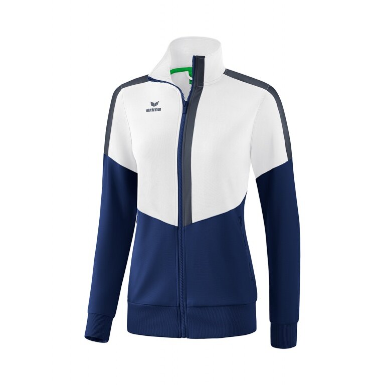 Erima Training Jacket Squad Worker white/navy blue Women