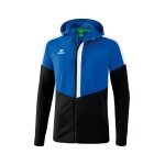 Erima Squad Hooded Training Jacket in Royal/Black/White Men