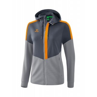 Erima Training Jacket Squad grey/orange Women