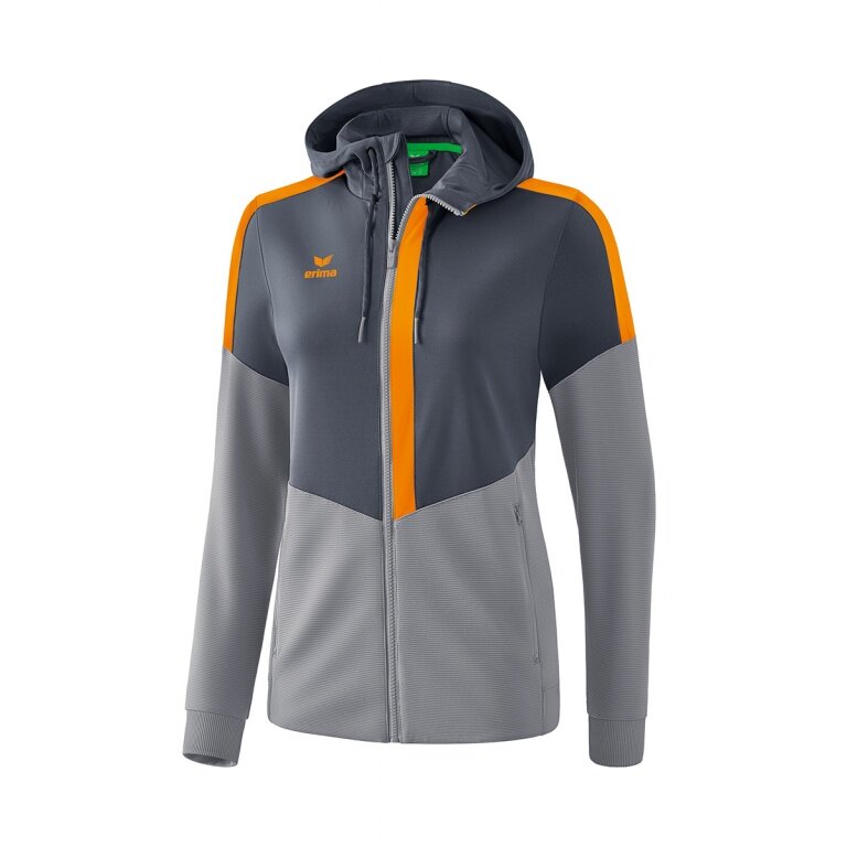 Erima Training Jacket Squad grey/orange Women