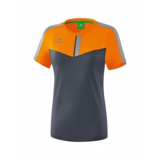 Erima Sport-Shirt Squad grey/orange Women