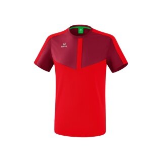 Erima Sport T-shirt Squad (100% Polyester) bordeaux/red Boys