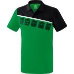 Erima Sport Polo 5C (100% Polyester) green/black Men