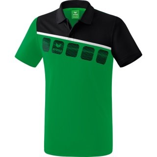 Erima Sport Polo 5C (100% Polyester) green/black Men