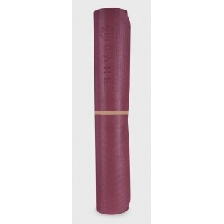 Bahe Fitness Yoga Mat Essential Mat Alignment 4mm Berry 173x61cm