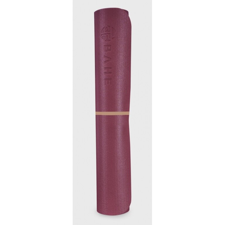 Bahe Fitness Yoga Mat Essential Mat Alignment 4mm Berry 173x61cm