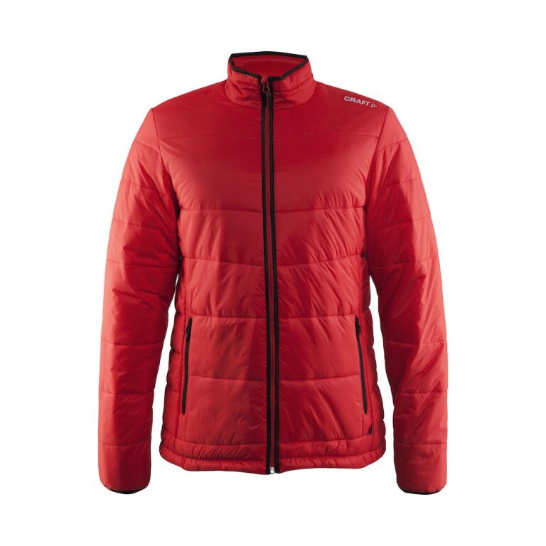Craft Isolation Jacket Primaloft Insulation (lightweight, waterproof) red/black Men