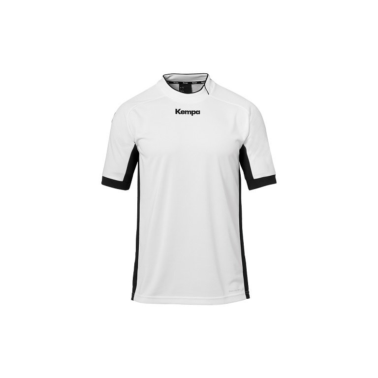 Kempa Sport Jersey Prime (100% Polyester) white/black Men