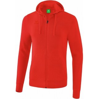 Erima Basic Red Hooded Sweat Jacket Boys