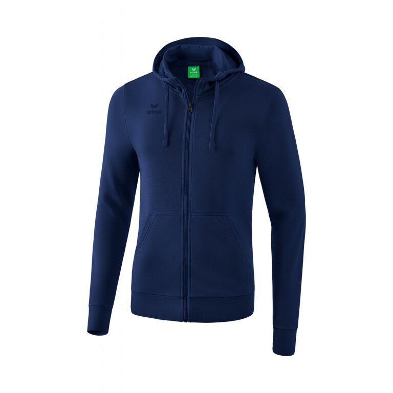 Erima Hooded Sweat Jacket Basic Navy Blue Boys