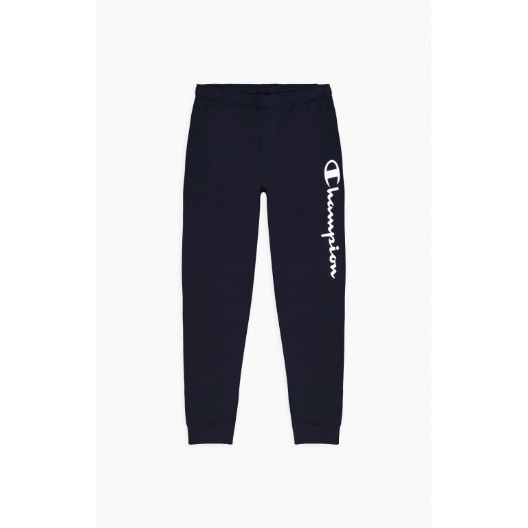 Champion Sweatpants Authentic Rib Cuff Pants made of long navy blue cotton for men