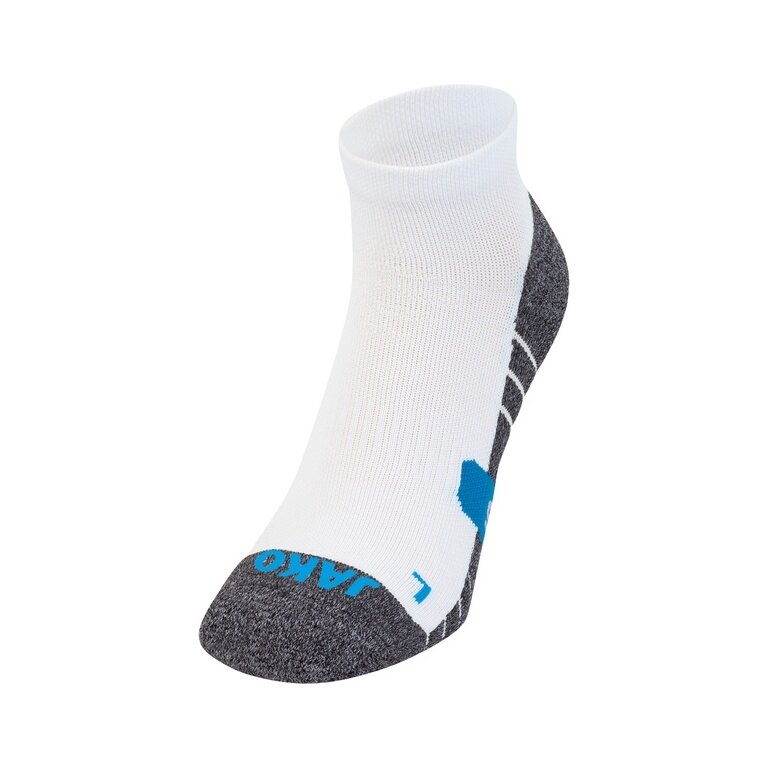 JAKO Training Socks (padded footbed) short white - 1 pair