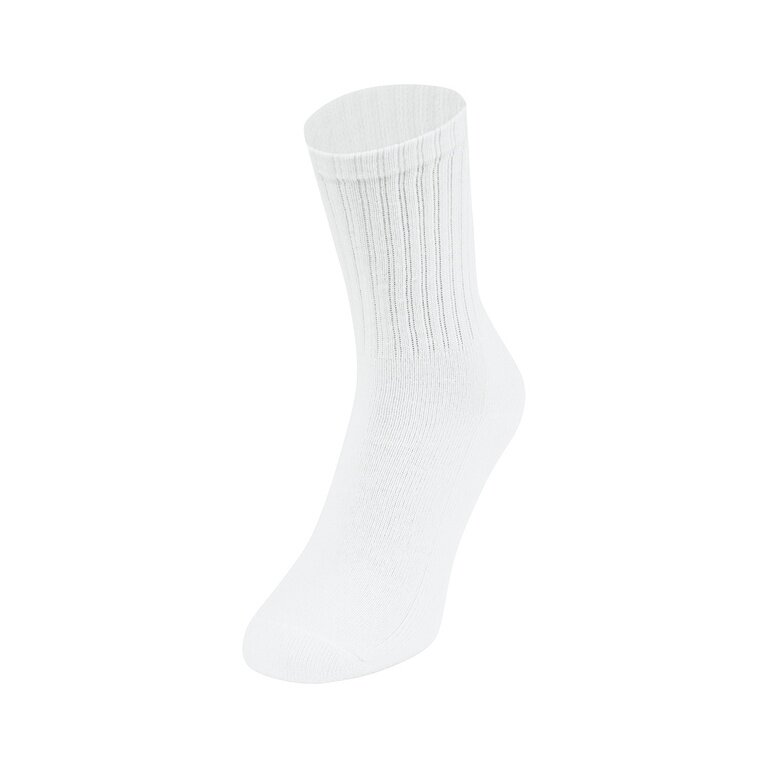 JAKO Long Sports Socks (Mixed Fabric) White - 3 Pairs