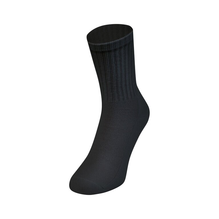 JAKO Long Sports Socks (Mixed Fabric) Black - 3 Pairs