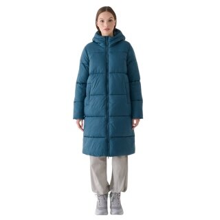 4F Winter Coat F475 Down Jacket (Down Coat, warm, water-repellent) teal blue ladies