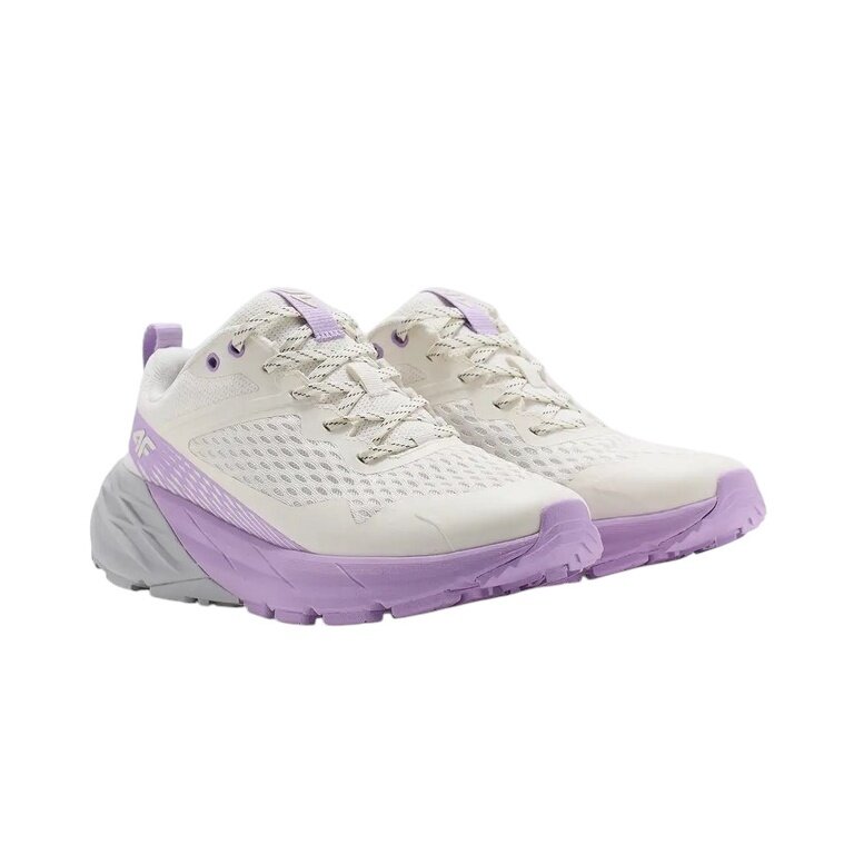 4F Sneaker Running Shoes Speed Hiker White/Purple Ladies