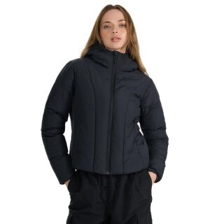 4F Winter Down Jacket F0706 with Hood Black Ladies