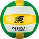 Sunflex Volleyball Sunflash - white/yellow/green - 1 piece