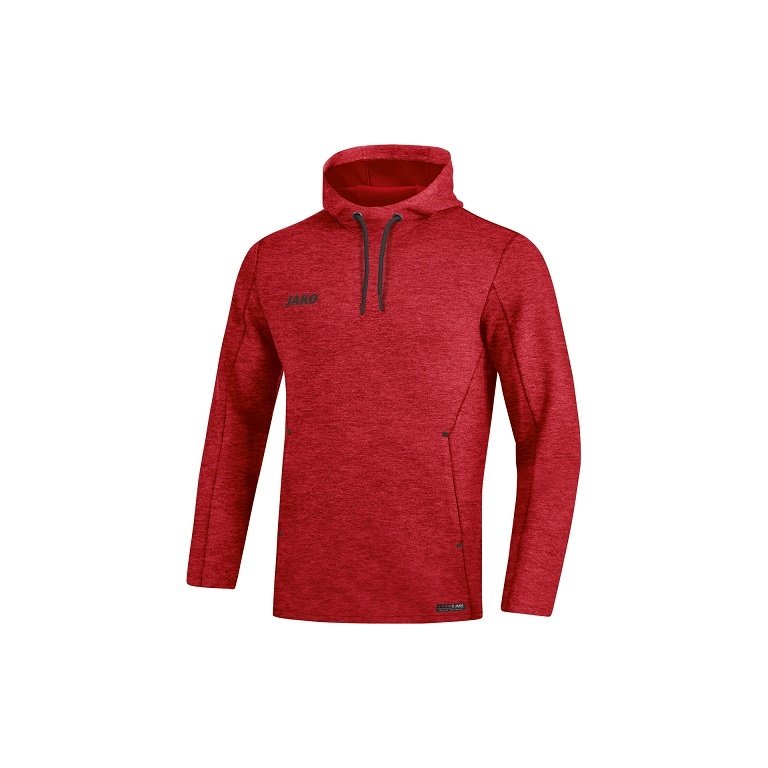JAKO Hoodie Premium Basics (Double-Tech-Knit) red Men