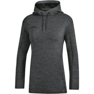 JAKO Hoodie Premium Basics (Double-Tech-Knit) anthracite grey Women