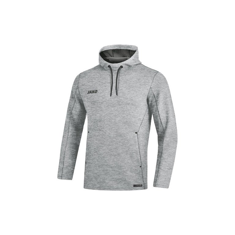 JAKO Hoodie Premium Basics (Double-Tech-Knit) light grey Men