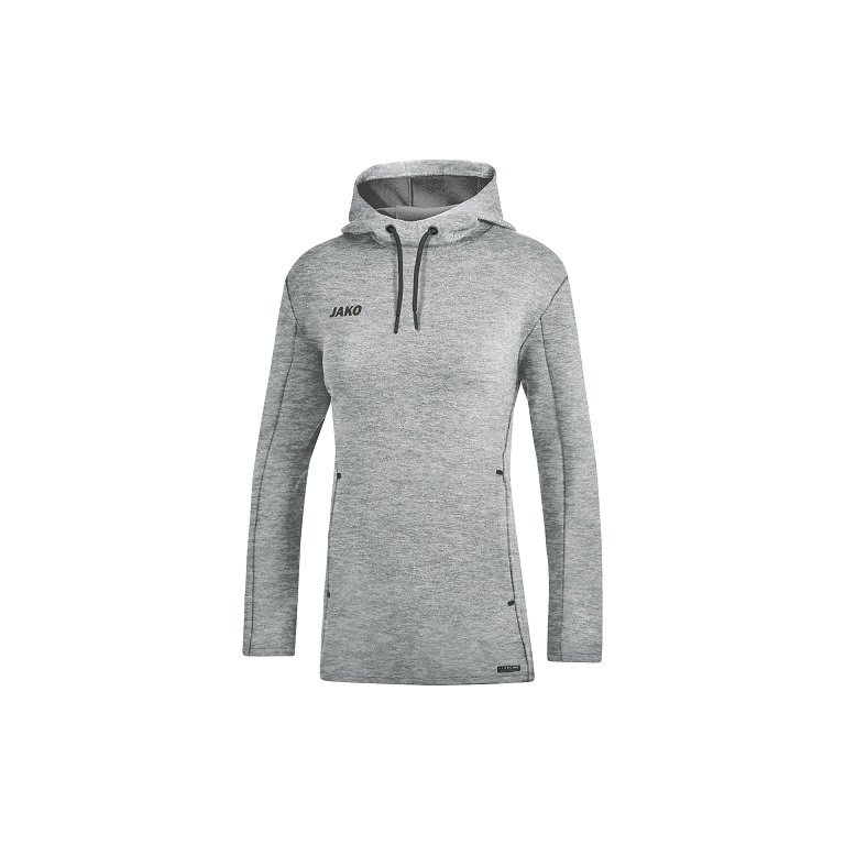 JAKO Hoodie Premium Basics (Double-Tech-Knit) light grey Women