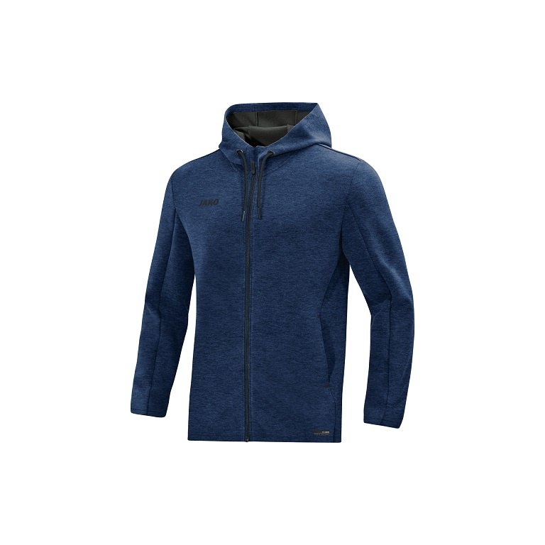 JAKO Hooded Jacket Premium Basics (Double-Tech-Knit) Navy Men