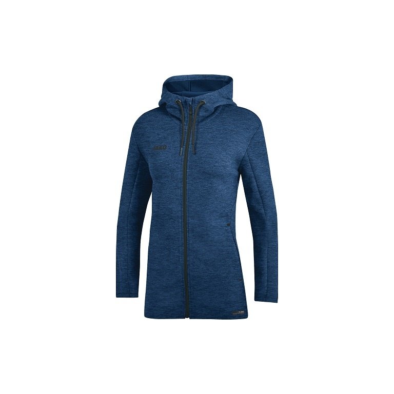 JAKO Hooded Jacket Premium Basics (Double-Tech-Knit) Navy Blue Women