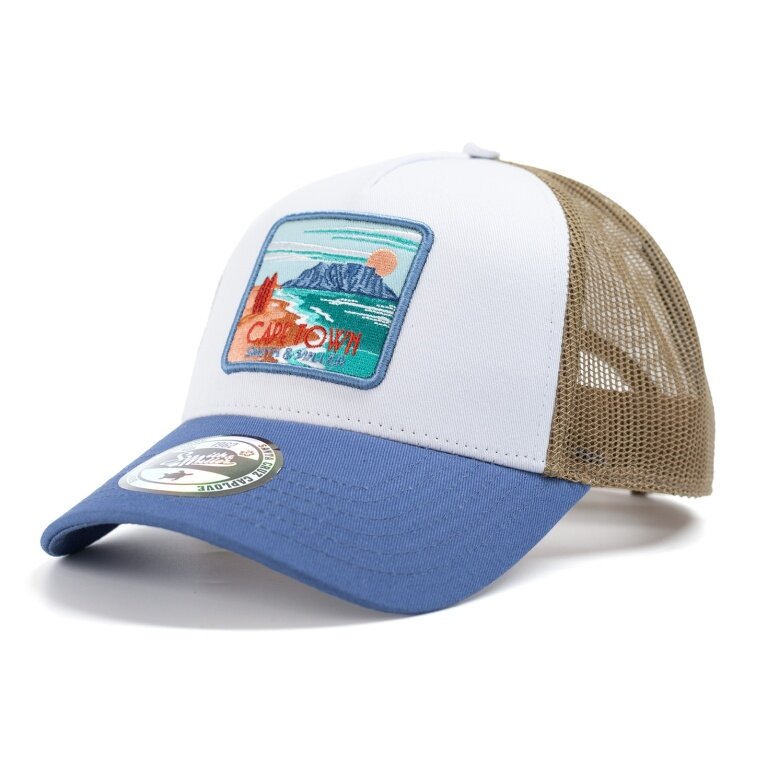 Smith&Miller Miramar Trucker Cap white/blue/brown - 1 piece