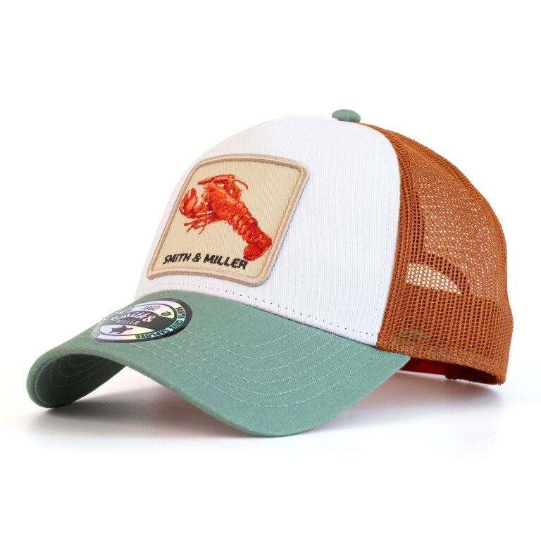 Smith&Miller Miramar Trucker Cap Omaro white/green/bronze - 1 piece