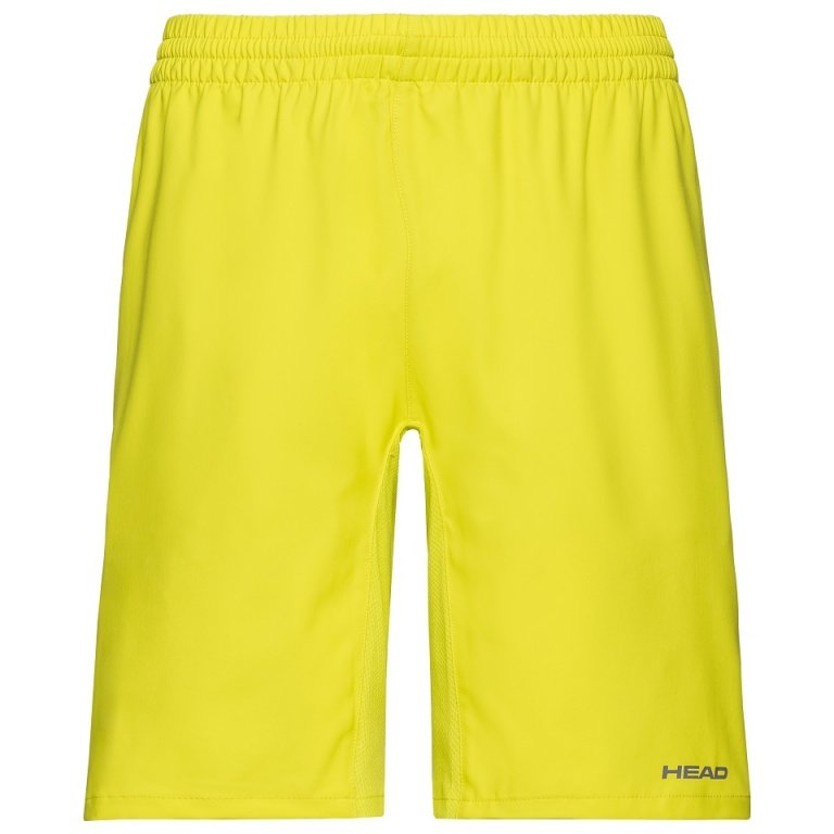 Head Tennis Shorts Bermuda Club Short Yellow Men's
