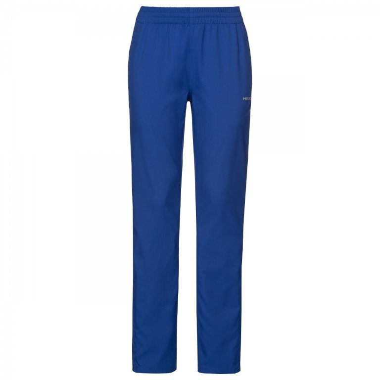 Head Tennis Trousers Pant Club (UV Protection) Long Royal Blue Ladies
