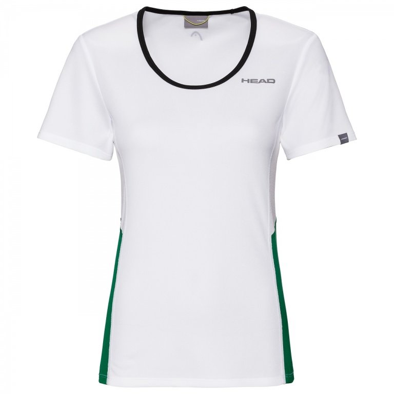 Head Tennis Shirt Club Technical white/green Women